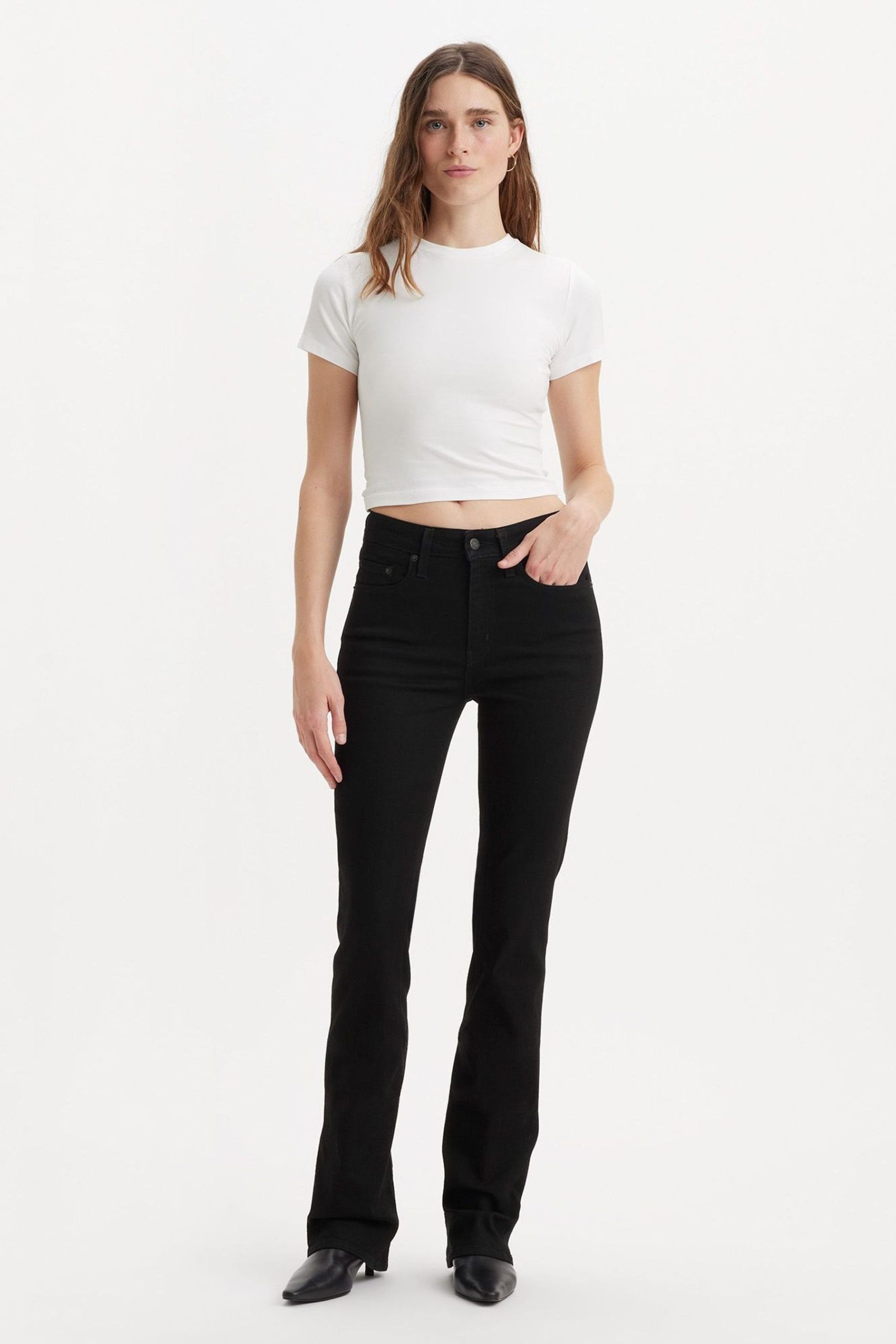 RID251 High Rise Bootcut Jeans