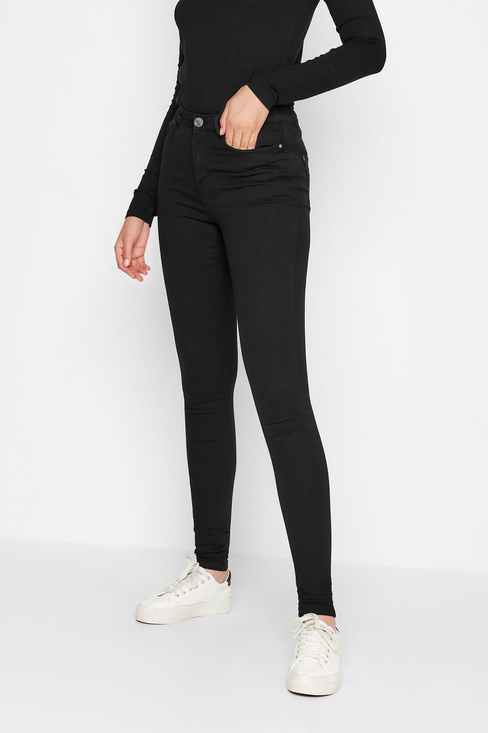 RID253 Long Tall Sally Black Ava Stretch Skinny Jeans