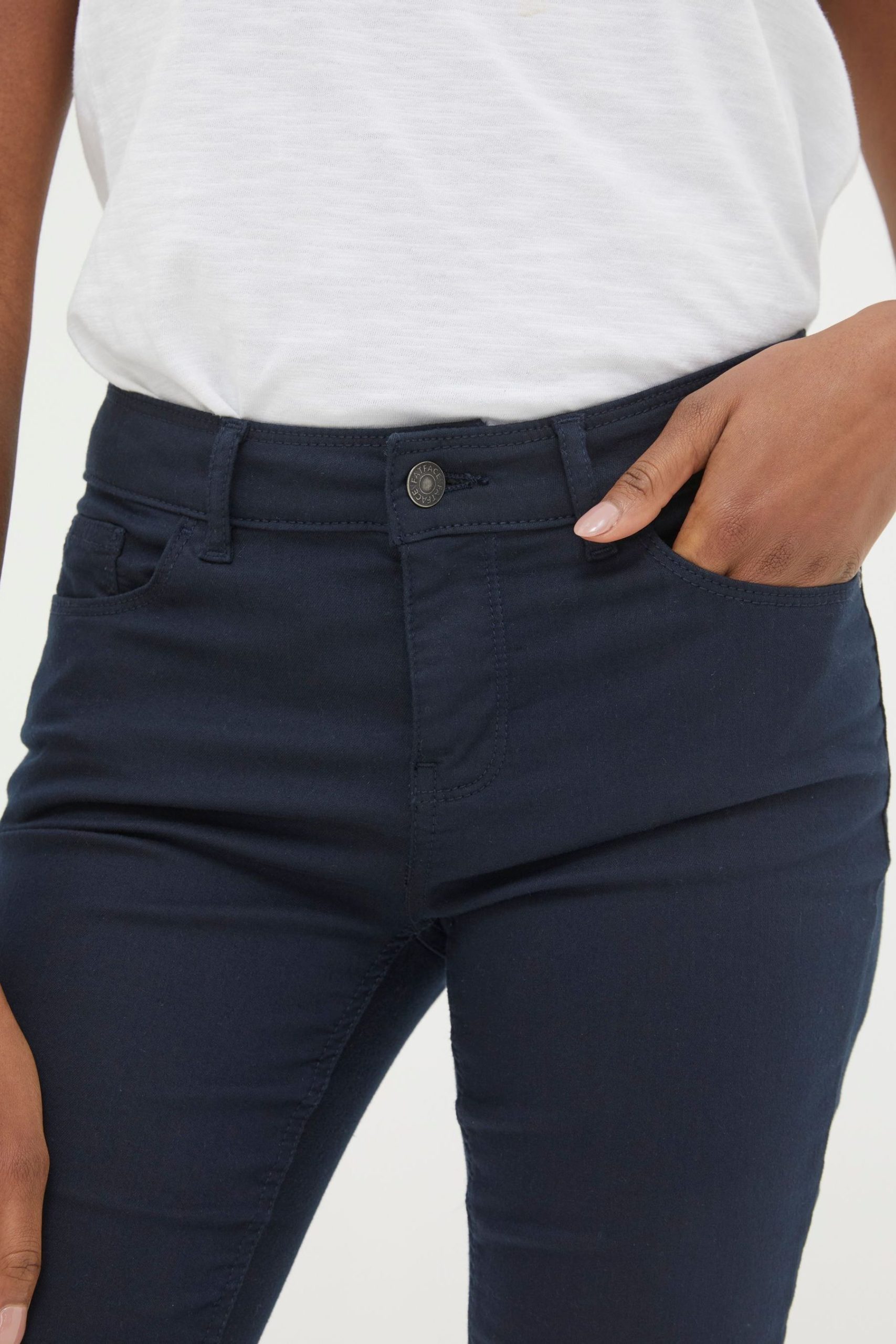 RID258 Navy Five Pocket Jeggings - Image 4