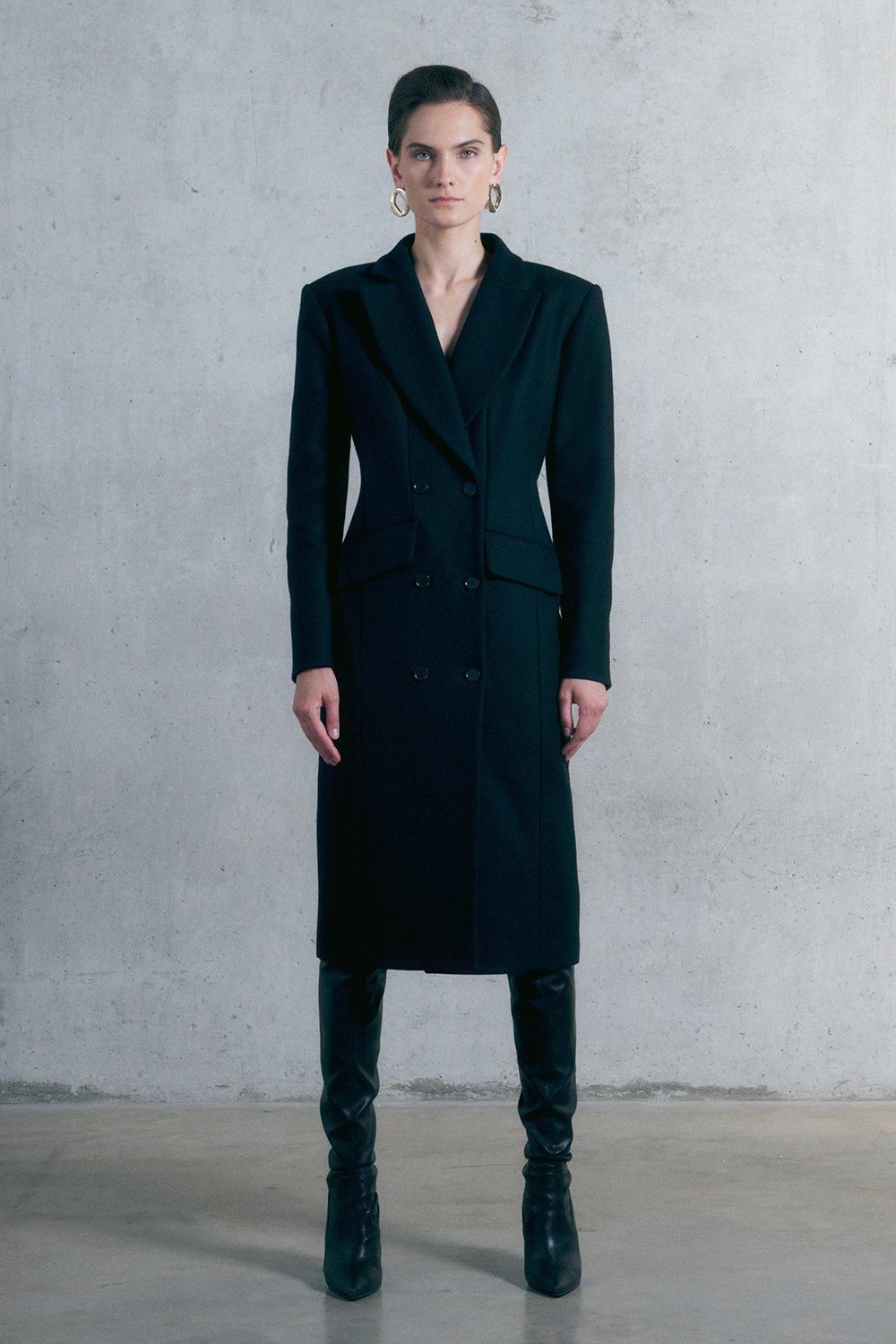 RID223 Wool Hourglass Coat