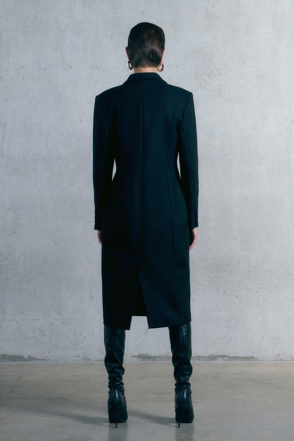 RID223 Wool Hourglass Coat - Image 4