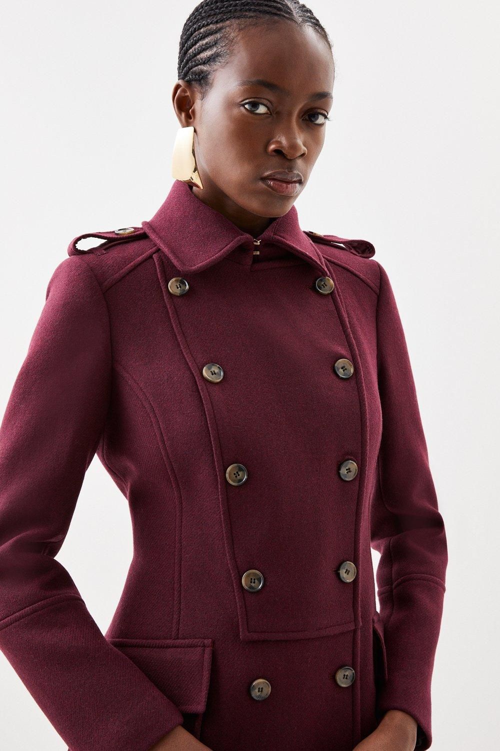 RID238 Wool Military Coat - Image 2