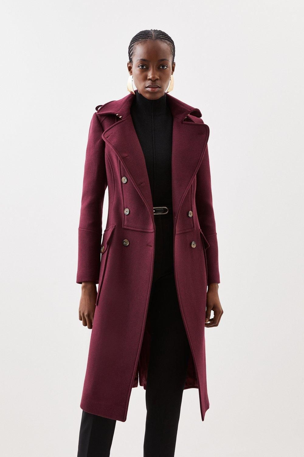 RID238 Wool Military Coat - Image 3