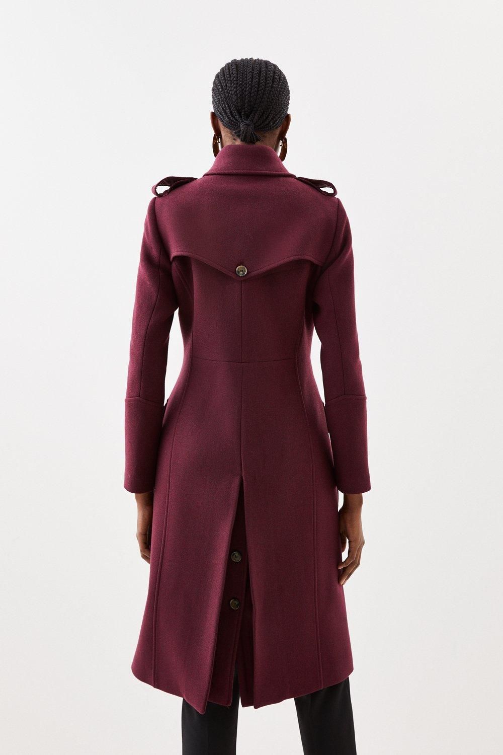 RID238 Wool Military Coat - Image 4