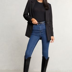 RID254 Midwash Blue High Waist Sculpt, Slim and Shape Skinny Jeans